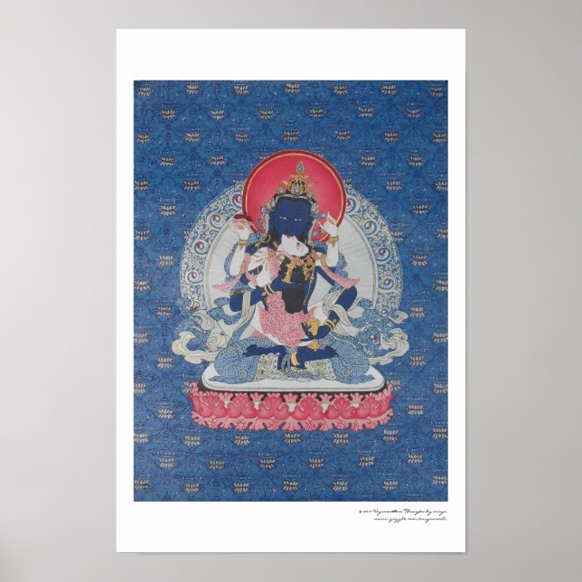 Vajrasattva and Consort Poster (Front)