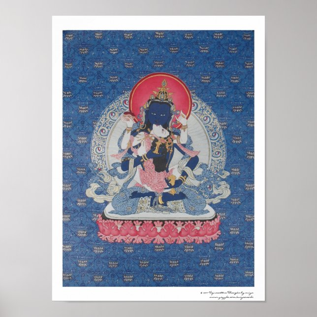 Vajrasattva and Consort Poster (Front)