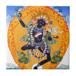 Vajravarahi Cool oriental tibetan Nairatmya Ceramic Tile