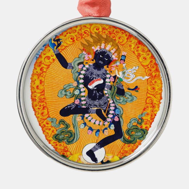 Vajravarahi Cool oriental tibetan Nairatmya Metal Ornament (Front)