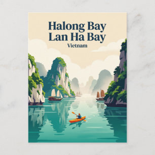 Vaka Halong Bay Lan Ha Bay Vietnam Postcard