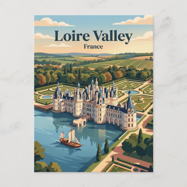 Val de Loire France Postcard (Front)