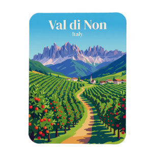 Val di Non Apple Groves Italy Magnet