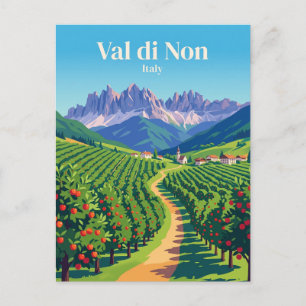Val di Non Apple Groves Italy Postcard
