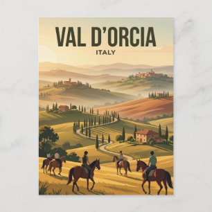 Val d'Orcia Italy Postcard