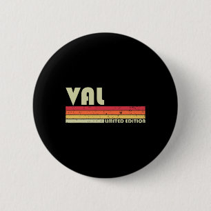 Val Gift Name Personalized Funny Retro Vintage Bir 6 Cm Round Badge