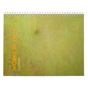 VAL M COX CALENDAR - WORKS IN OIL 2 - U.S. Edition