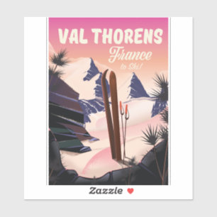 Val Thorens, France ski poster