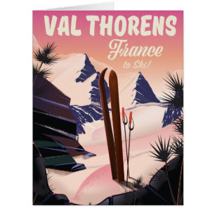 Val Thorens, France ski poster