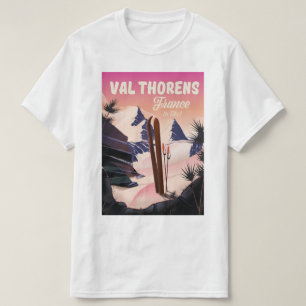 Val Thorens, France ski poster T-Shirt
