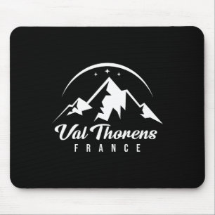 Val Thorens France Ski Resort Skiing Snowboarding Mouse Pad