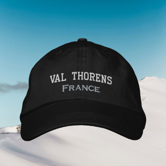 Val Thorens France ski winter vacation outfit Embroidered Hat