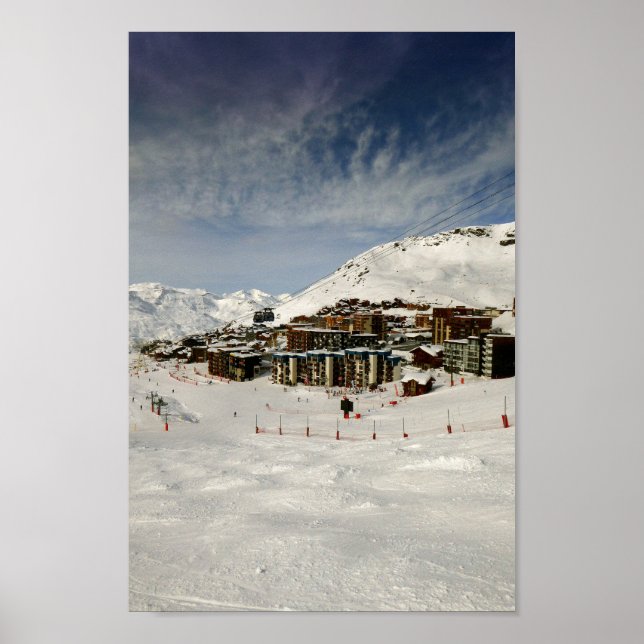 Val Thorens Three Valleys French Alps France Poster (Front)