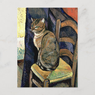 Valadon - Study of a Cat Postcard