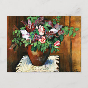 Valadon - Vase of Flowers, 1921 Postcard