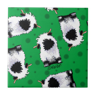 Valais Blacknose Sheep Ceramic Tile
