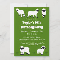 Valais Blacknose Sheep Farm Themed Party