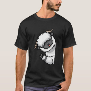 Valais Blacknose Sheep On Side Walliser Schwarznas T-Shirt
