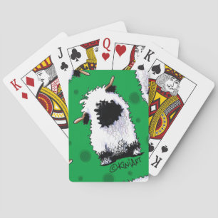 Valais Blacknose Sheep Playing Cards