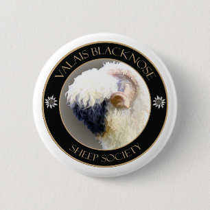 Valais Blacknose Sheep Society Logo Button