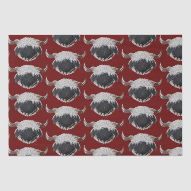 Valais Blacknose Sheep tissue paper  (Front)