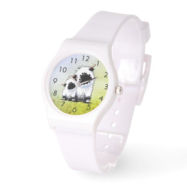 Valais Blacknose Sheep  Watch (Angle)