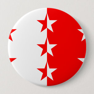 Valais, Switzerland 10 Cm Round Badge
