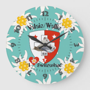 Valais Switzerland Suisse clock