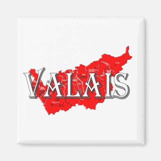 Valais - Wallis Magnet (Front)