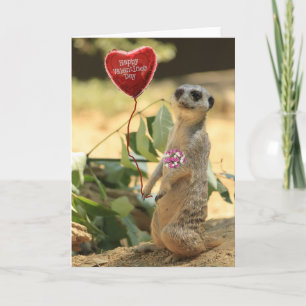 Valantine Meerkat 2 Holiday Card