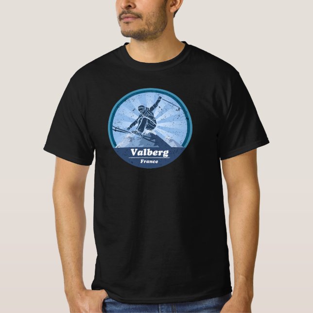Valberg Ski Resort - Skiing T-Shirt (Front)