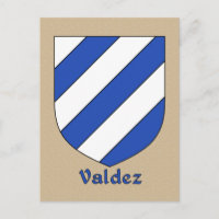 Valdez Family Heraldic Shield