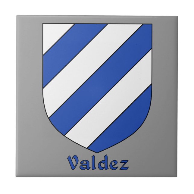 Valdez Family Shield Tile (Front)
