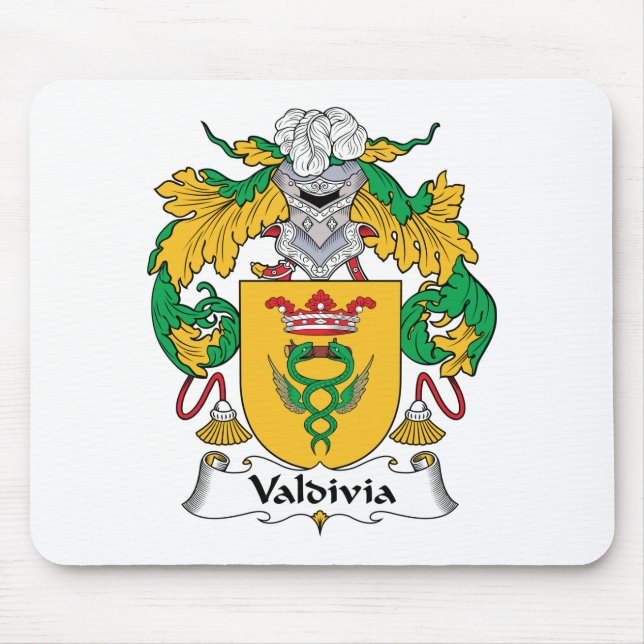 Valdivia Family Crest Mouse Pad (Front)