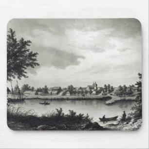 Valdivia, from 'The History of Chile'engraved Mouse Pad