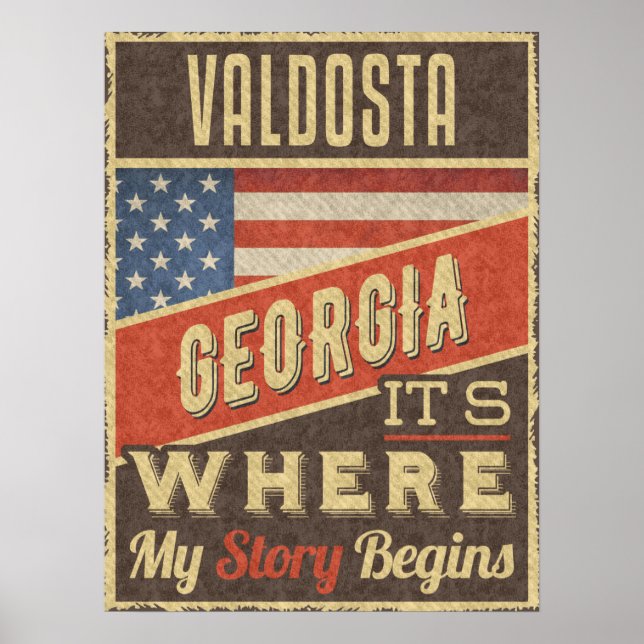 Valdosta Georgia Poster (Front)
