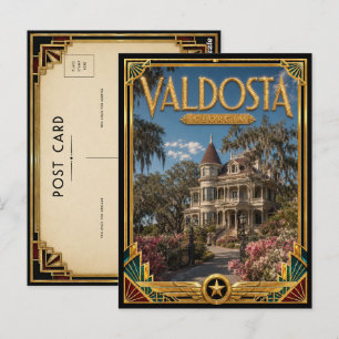 Valdosta Georgia Vintage Art Deco Golden Age Postcard