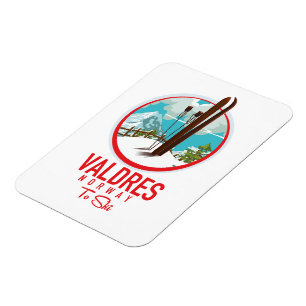 Valdres Norway Ski logo Magnet