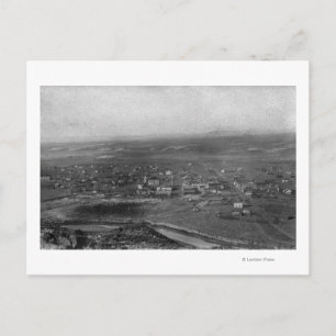Vale, Oregon Birds Eye View of Town Photograph Postcard
