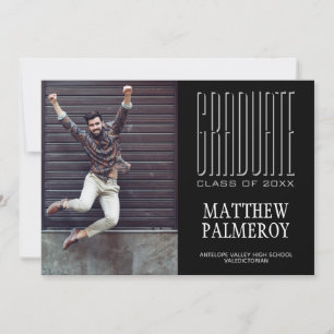 Valedictorian Photo Graduation Announcement