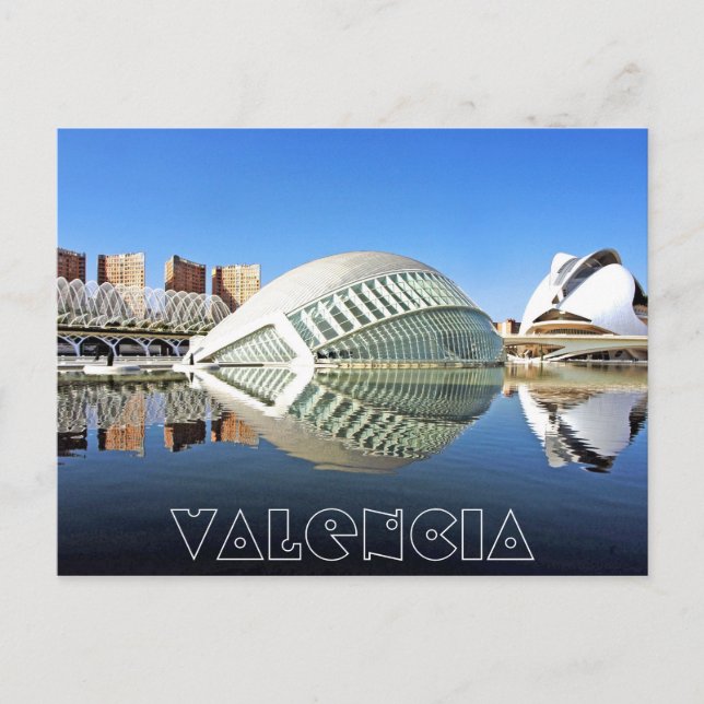 Valencia,  City of Arts and Sciences Postcard (Front)