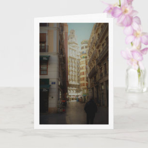 Valencia City, Valencian Street Portrait, Spain Card