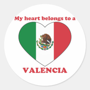 Valencia Classic Round Sticker