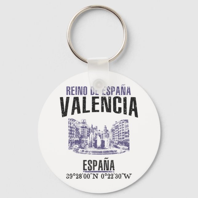 Valencia Key Ring (Front)