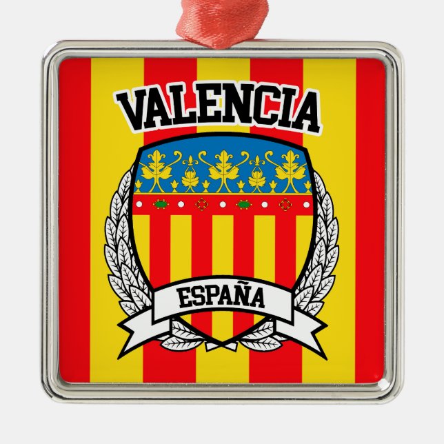 Valencia Metal Ornament (Front)