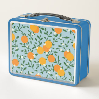 Valencia Oranges Metal Lunchbox