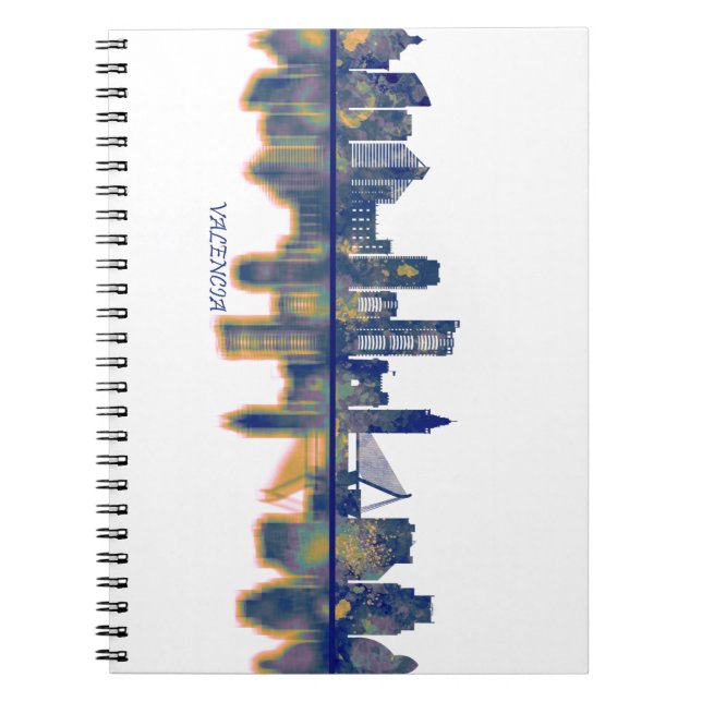 Valencia Skyline Notebook (Front)