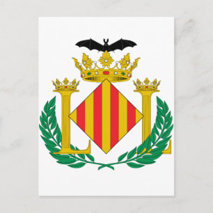 Valencia (Spain) Coat of Arms Postcard