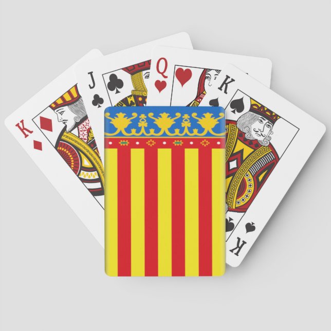 Valencia Spain) Playing Cards (Back)