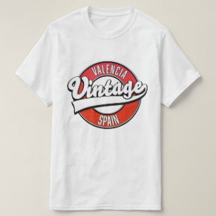 valencia spain retro style logo T-Shirt